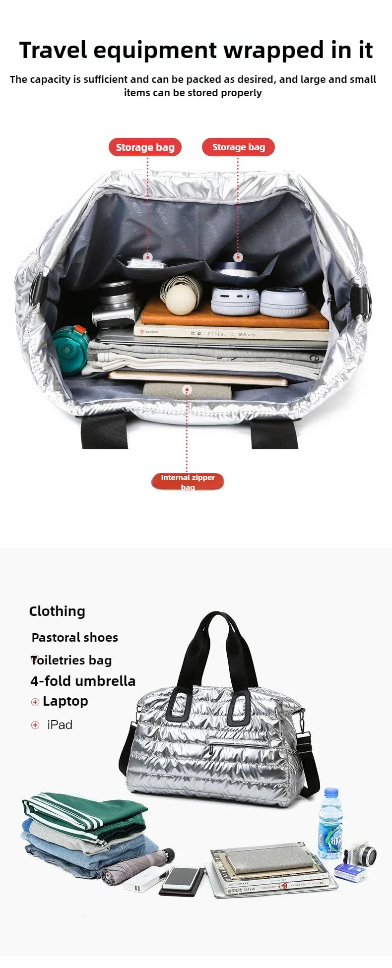 Sac à langer doudoune
