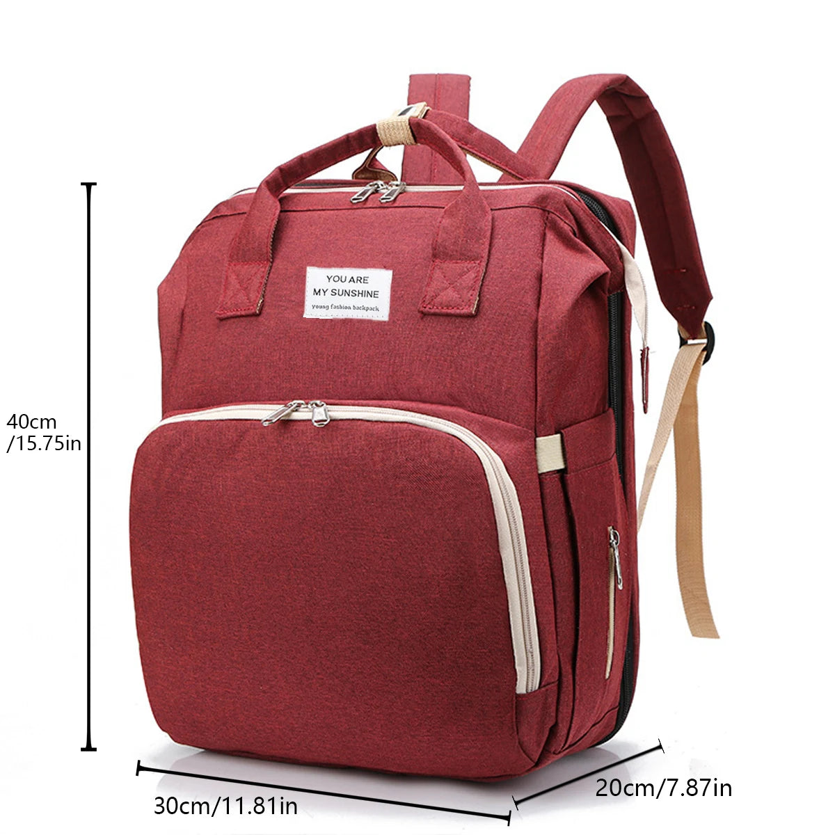 Sac à dos à langer avec lit