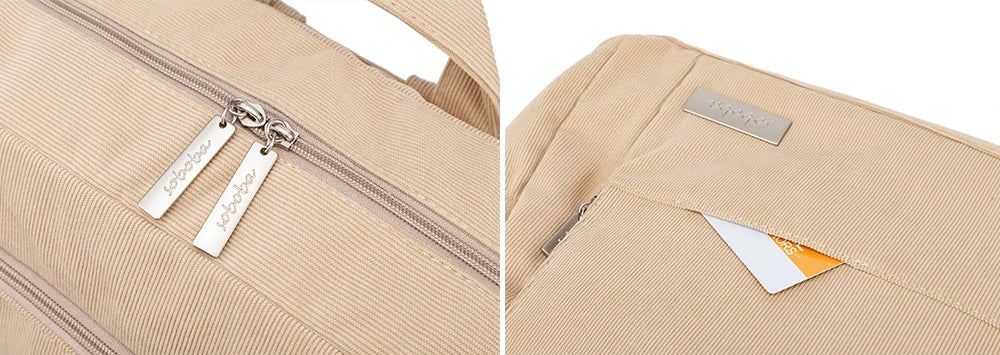 Sac à langer en velours