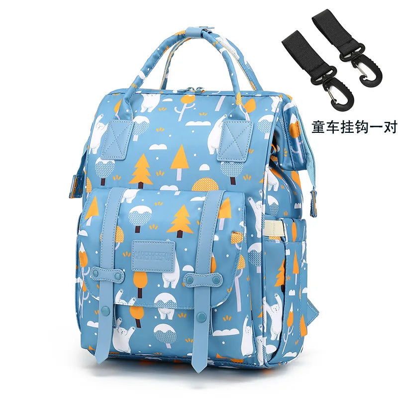 Sac à langer bleu