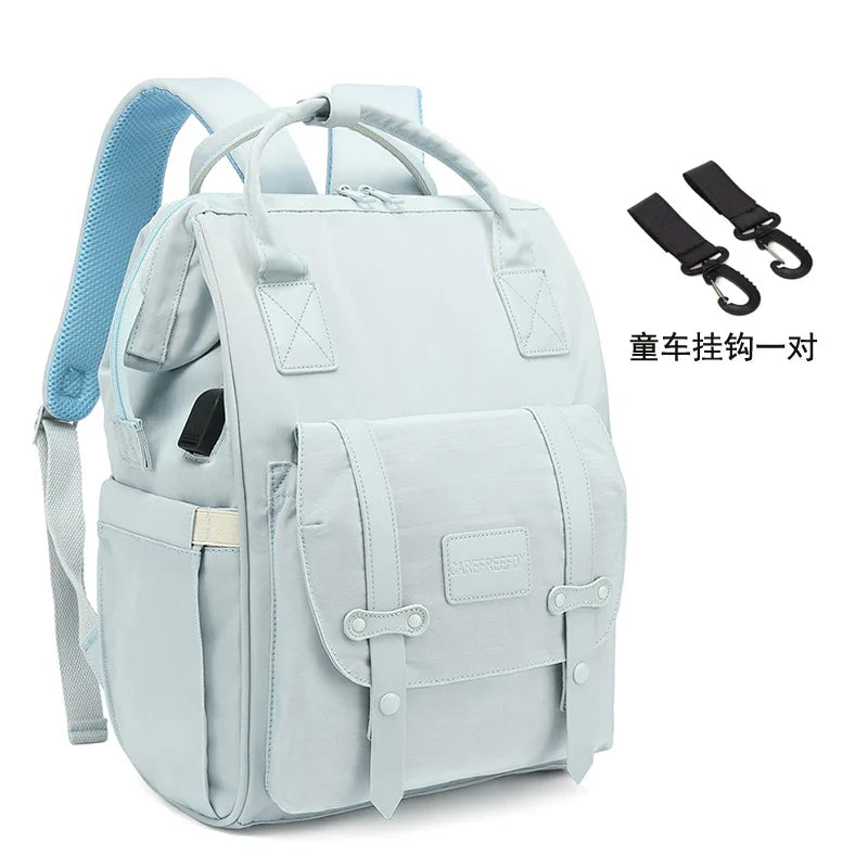 Sac à langer bleu