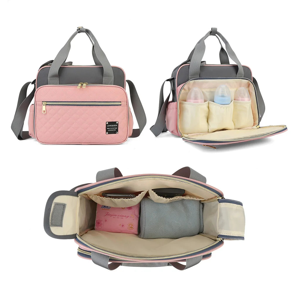 Sac à langer rose