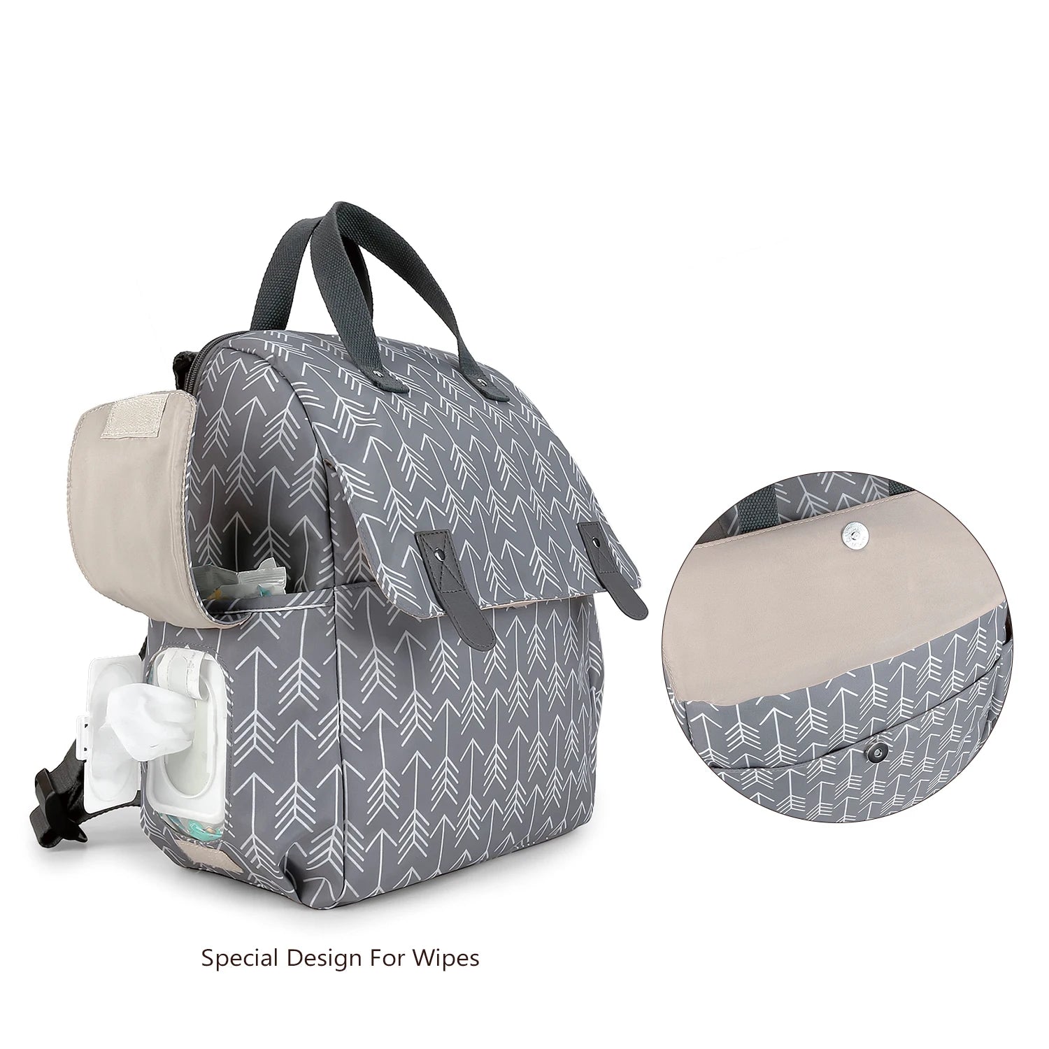 Sac à langer avec tapis de change
