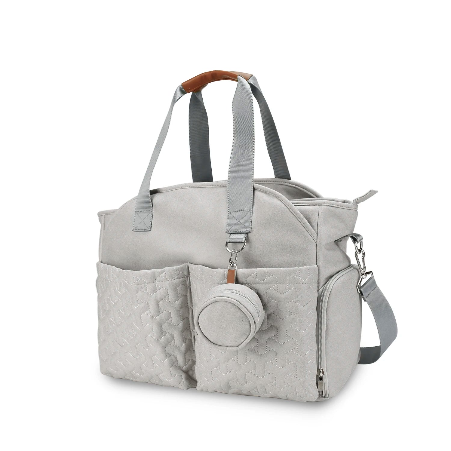 Sac à langer gris