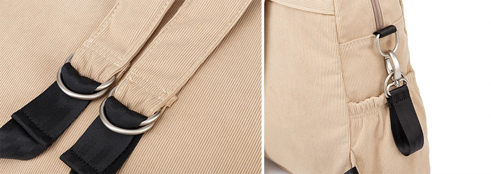 Sac à langer en velours