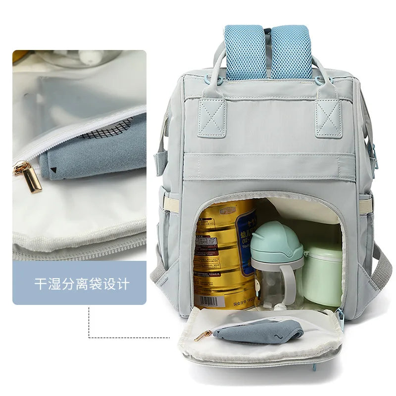 Sac à langer bleu