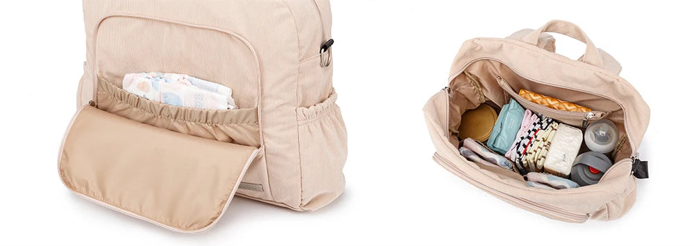 Sac à langer en velours