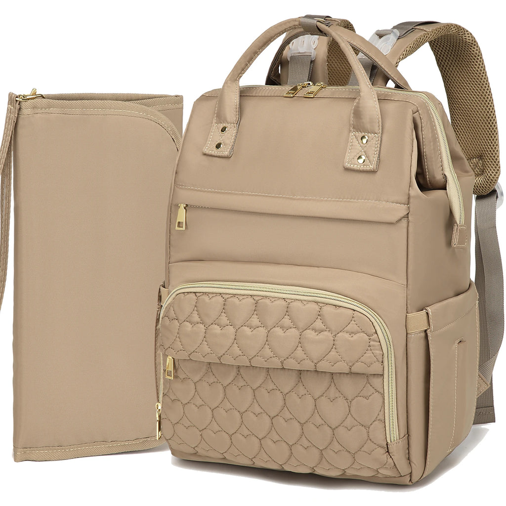 Sac à langer marron