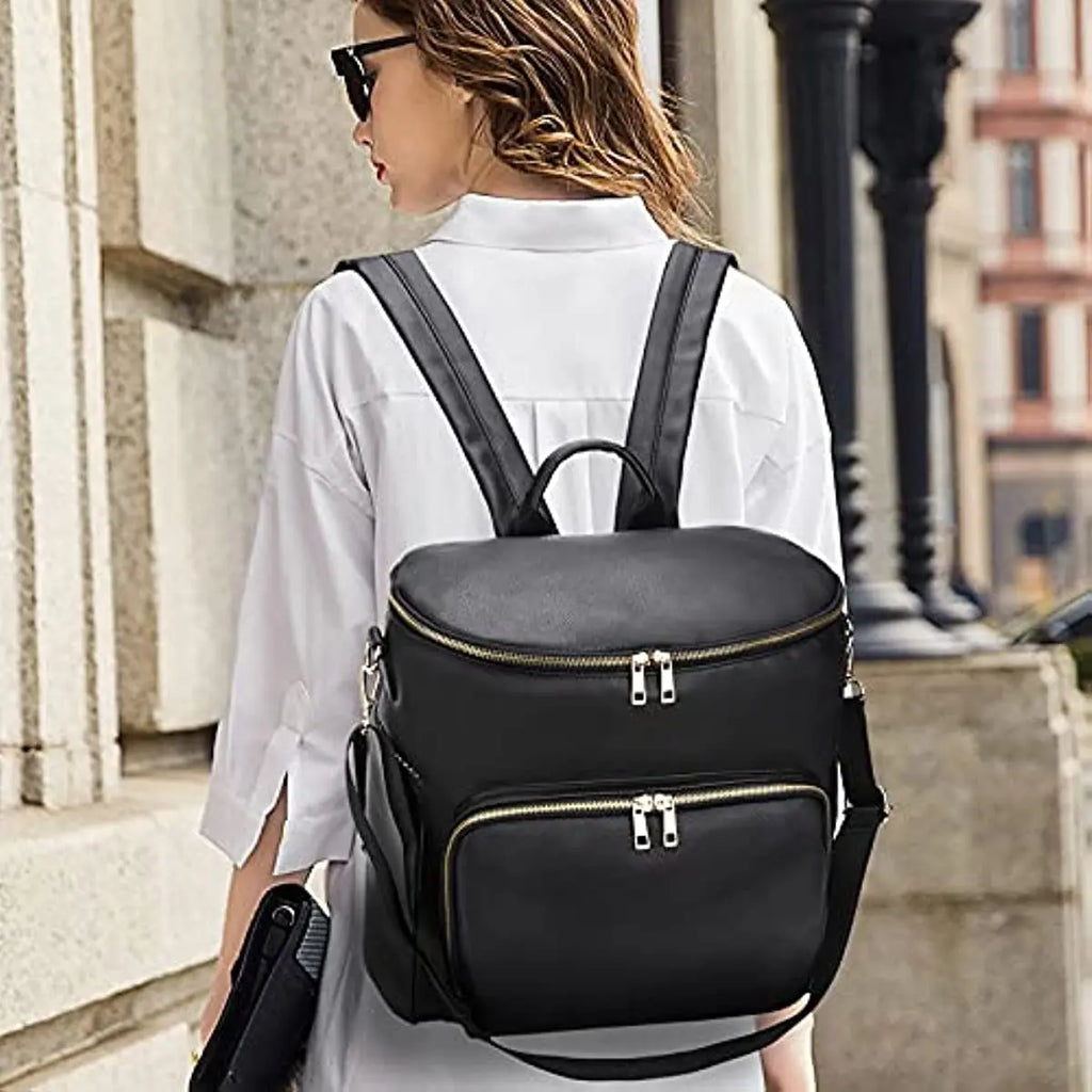 Sac à langer effet cuir