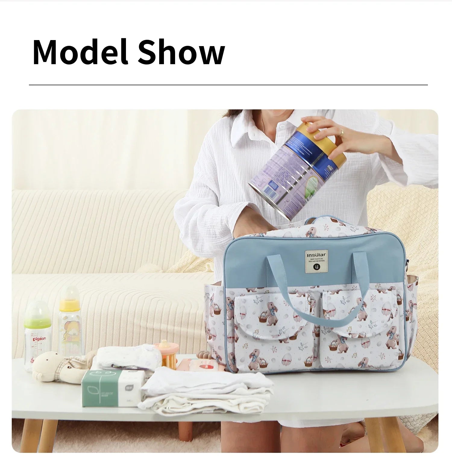 Sac à langer bébé fille