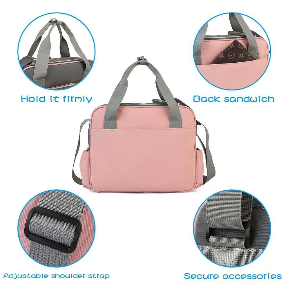 Sac à langer rose