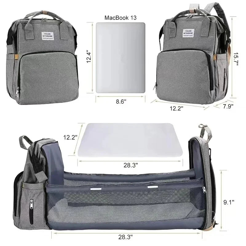 Sac à dos à langer avec lit