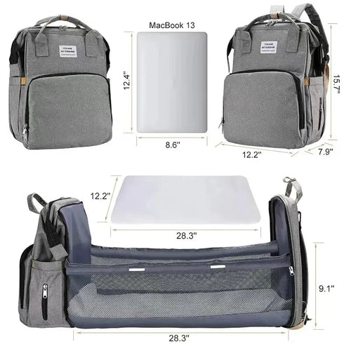 Sac à dos à langer avec lit