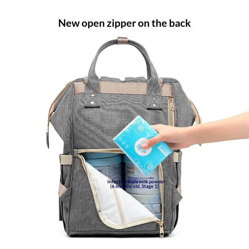 Sac à dos à langer avec matelas