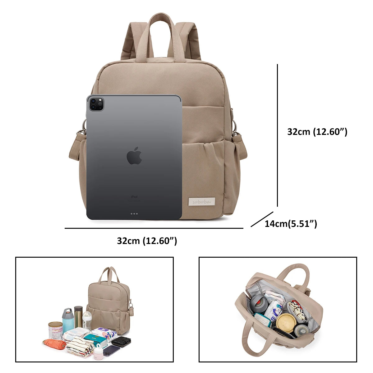 Sac à langer à dos bébé
