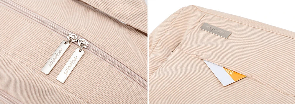 Sac à langer en velours