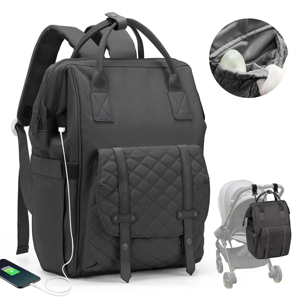Sac à langer noir