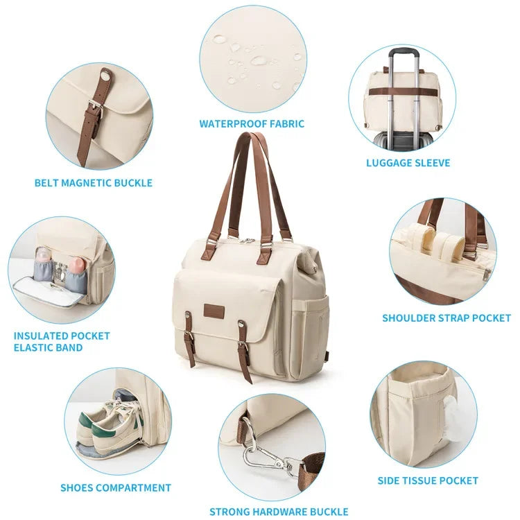 Sac à langer kaki
