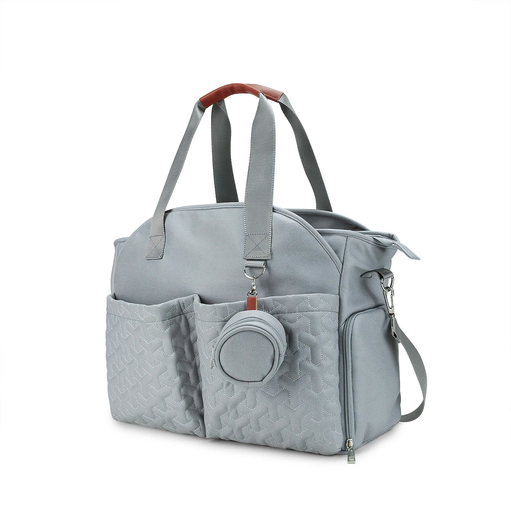 Sac à langer gris