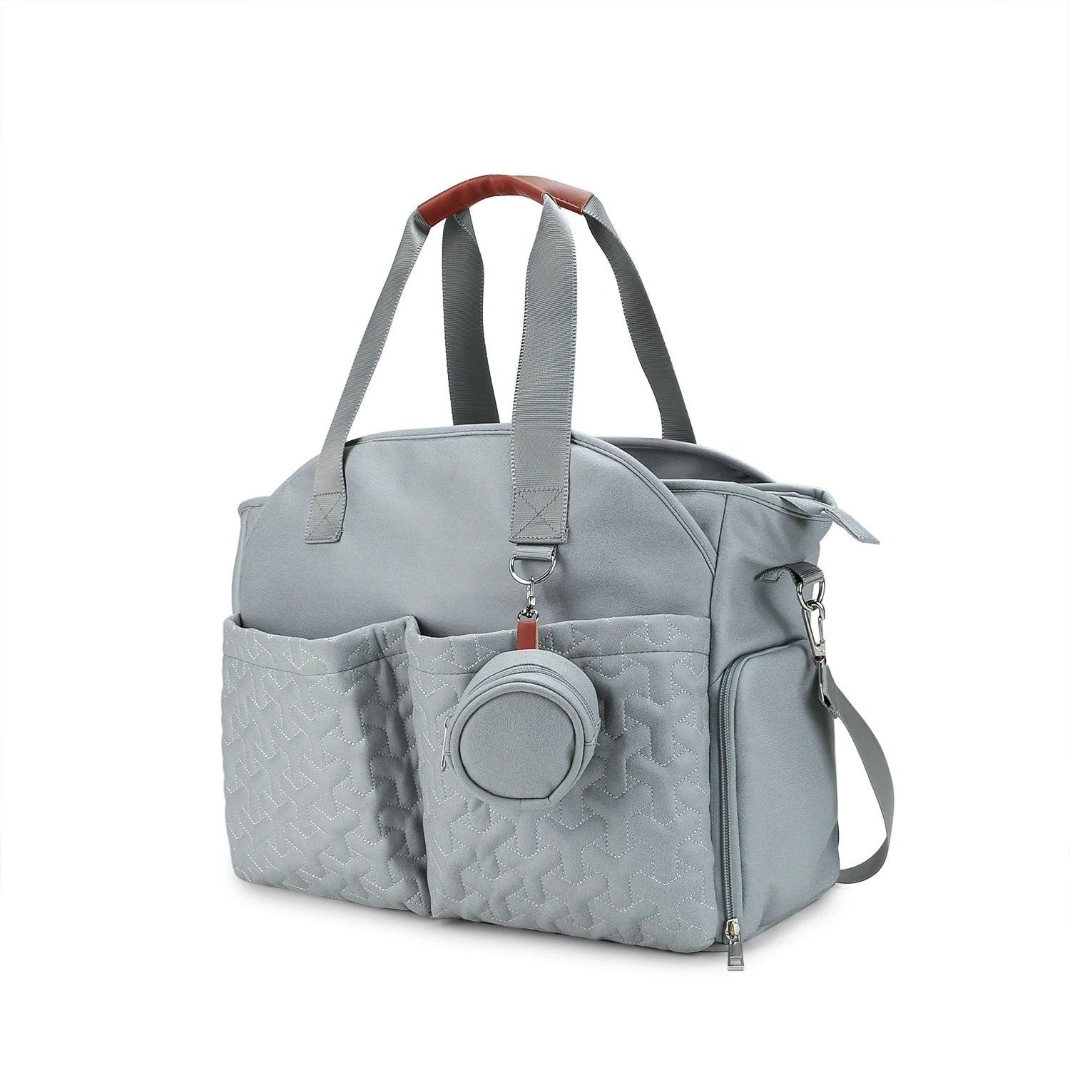 Sac à langer gris