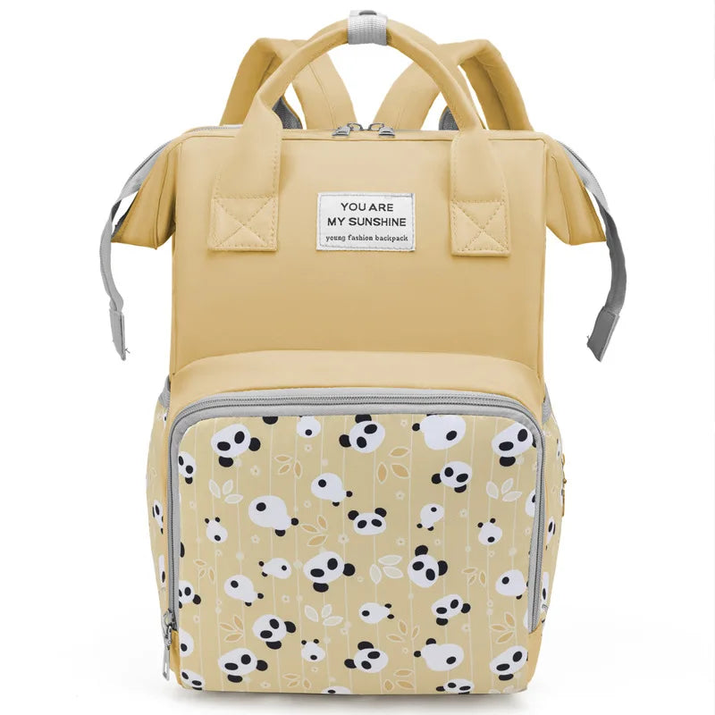 Sac à langer jaune