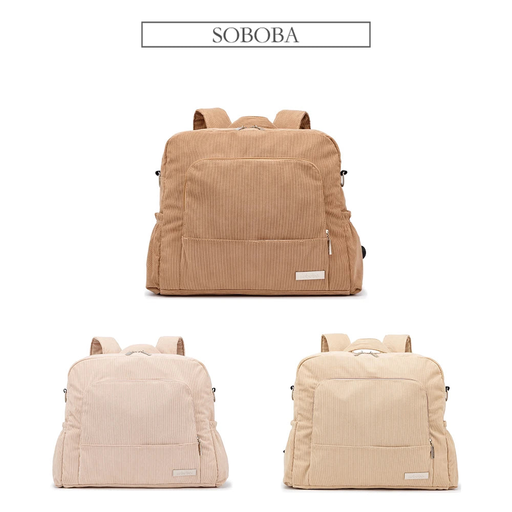 Sac à langer en velours