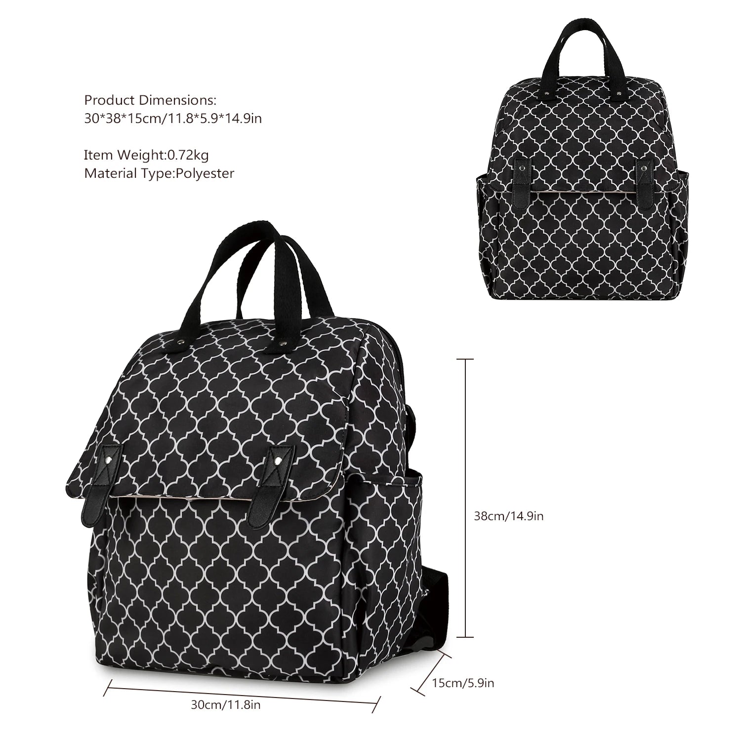 Sac à langer avec tapis de change