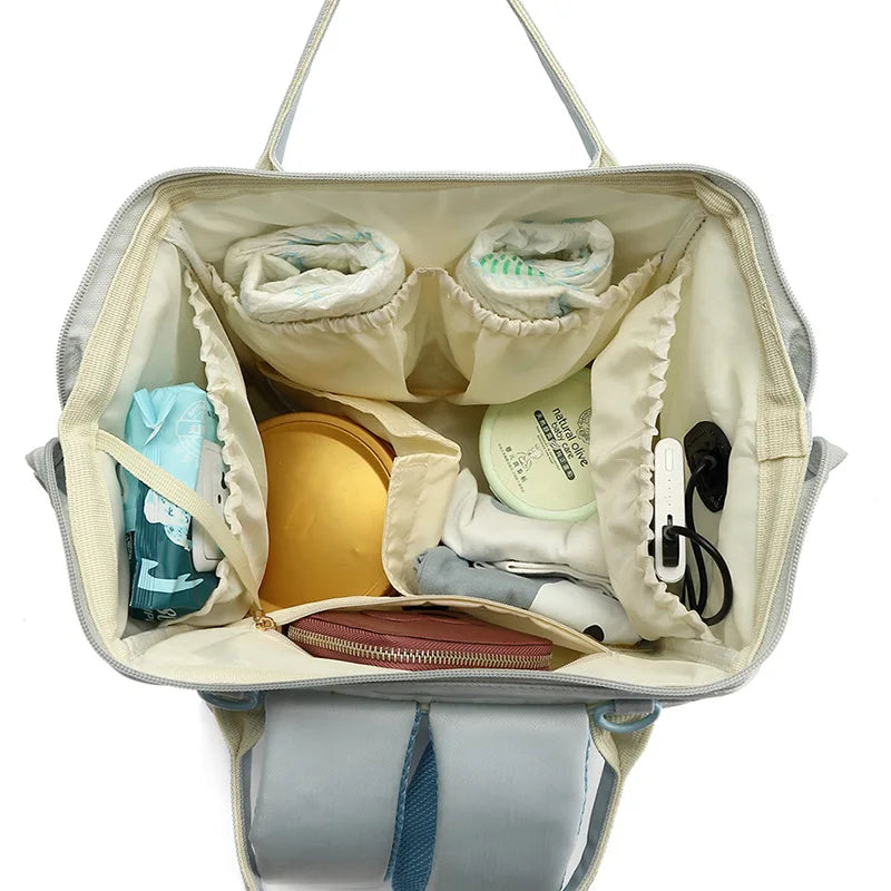 Sac à langer bleu