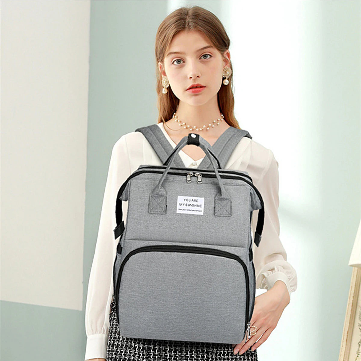 Sac à dos à langer avec lit