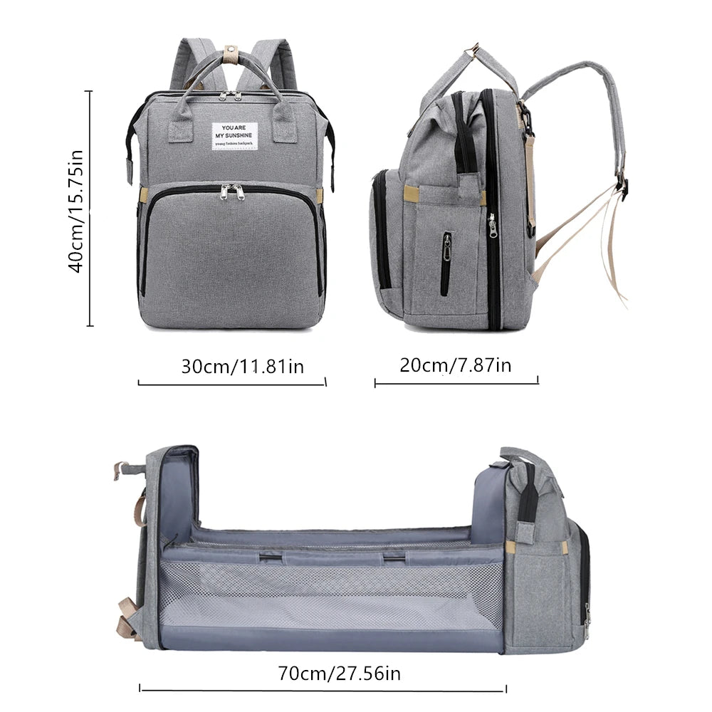 Sac à dos à langer avec lit