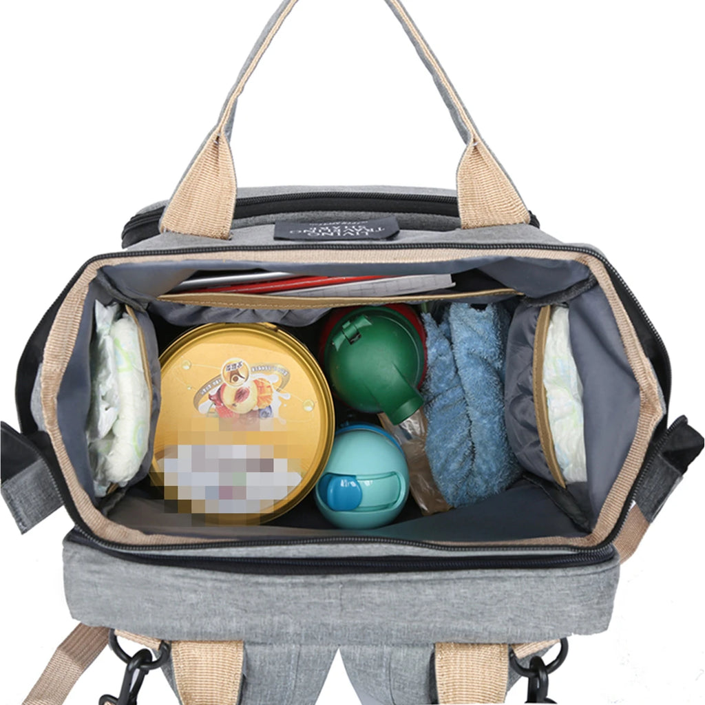 Sac à dos à langer avec lit