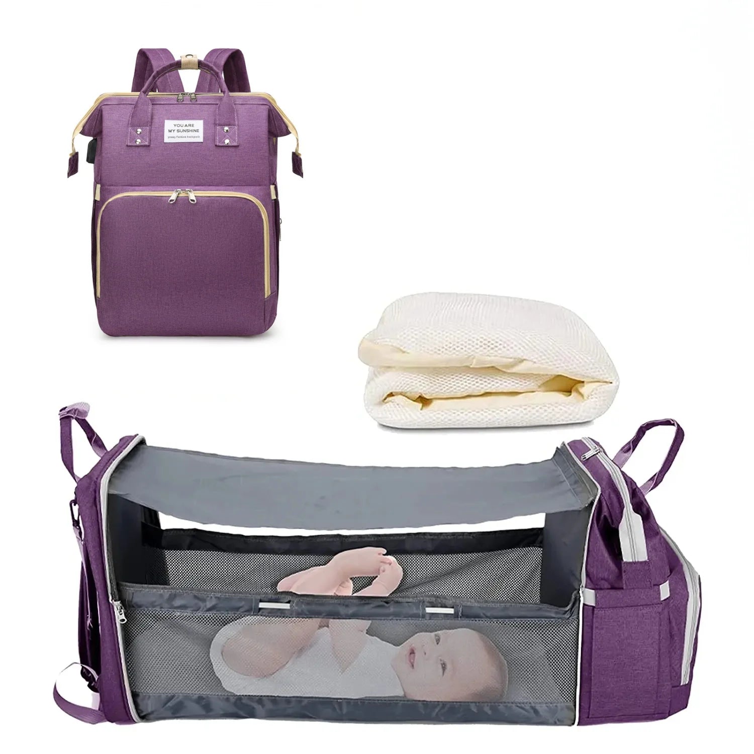 Sac à langer transformable