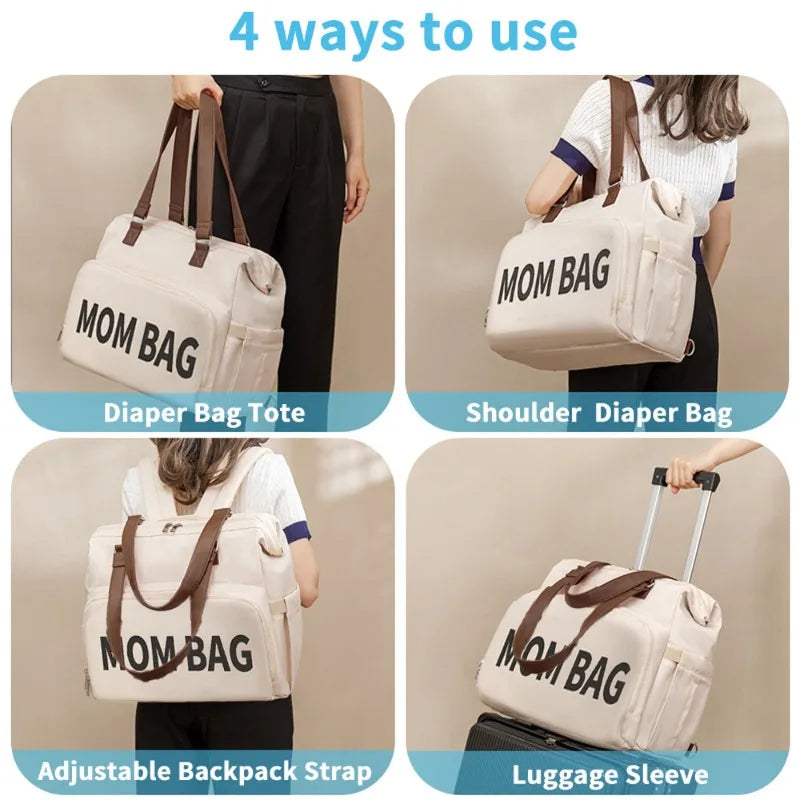Sac à langer taupe