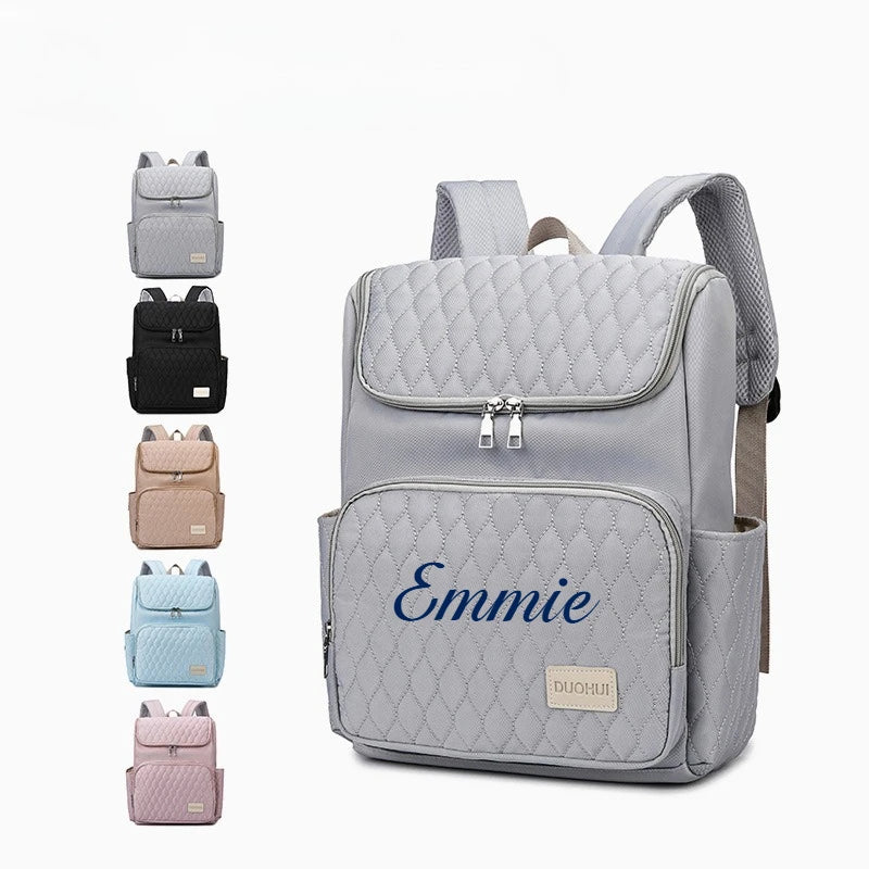 Sac à langer brodé prénom