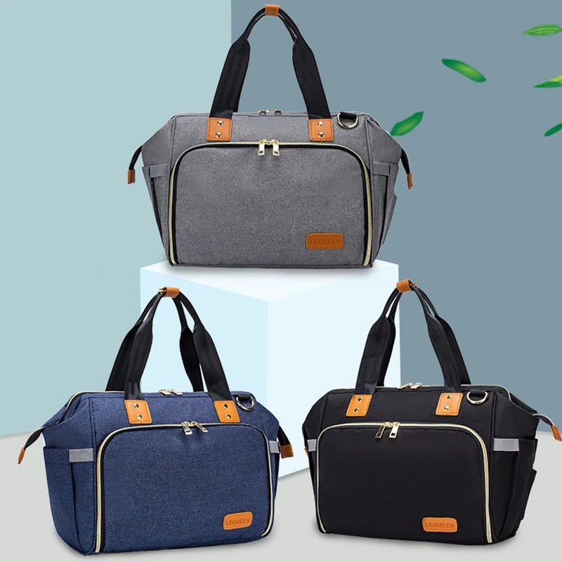 Sac à langer avec station de change