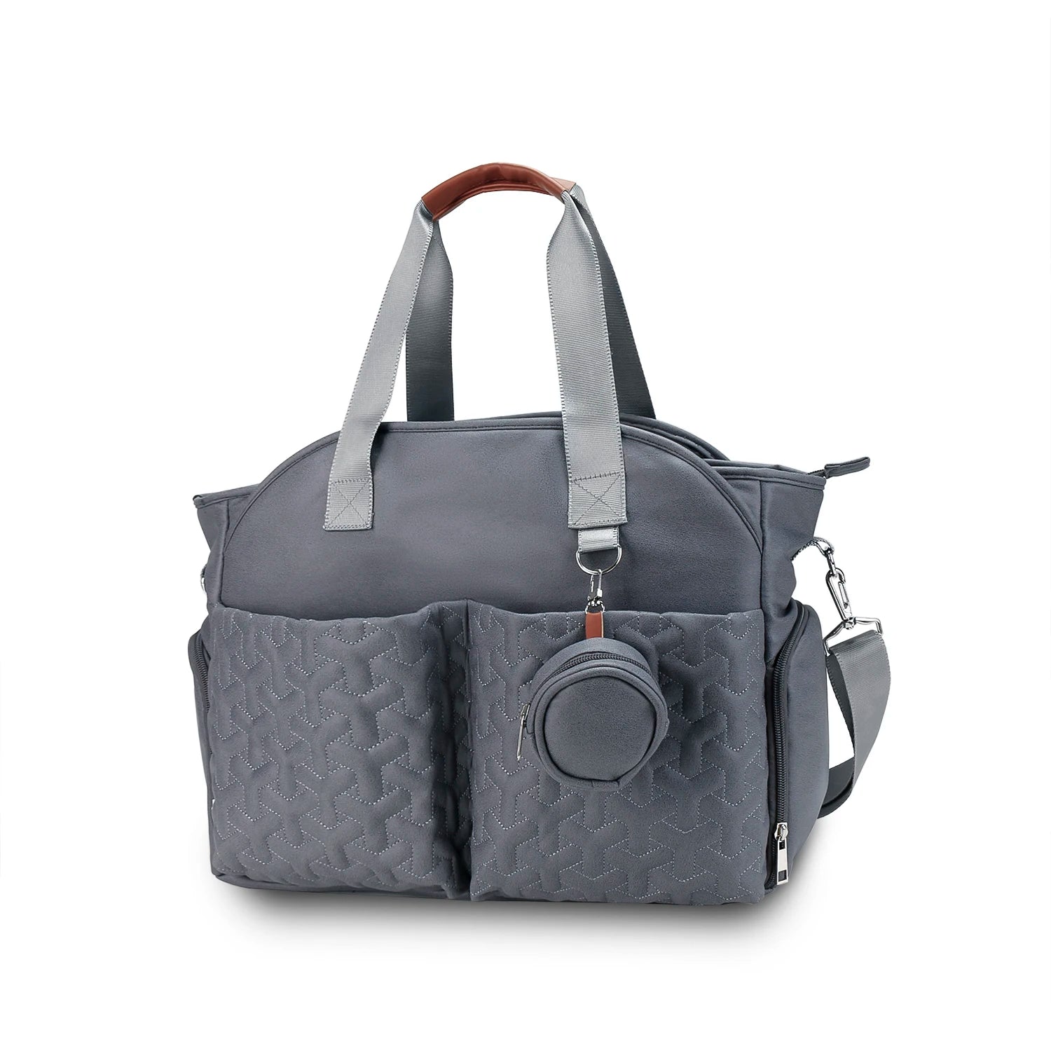 Sac à langer gris