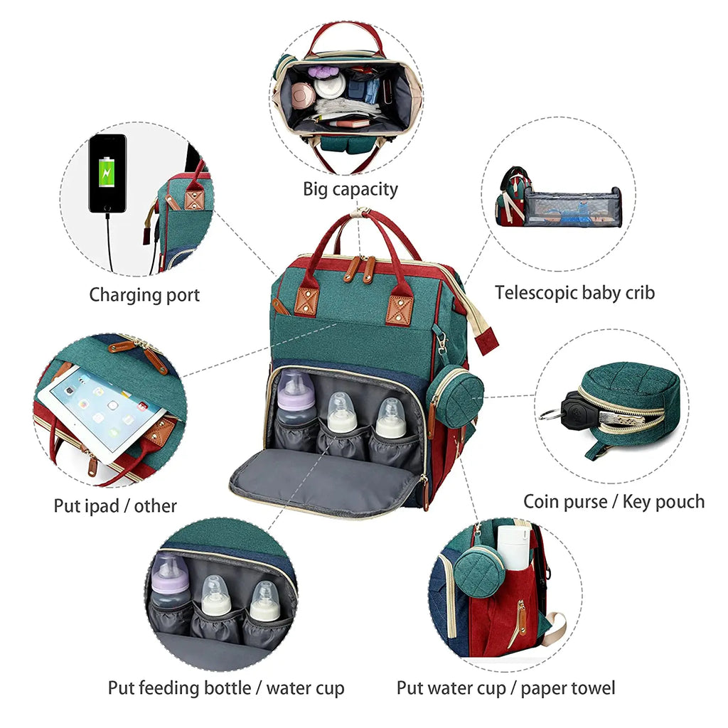 Sac à langer transformable