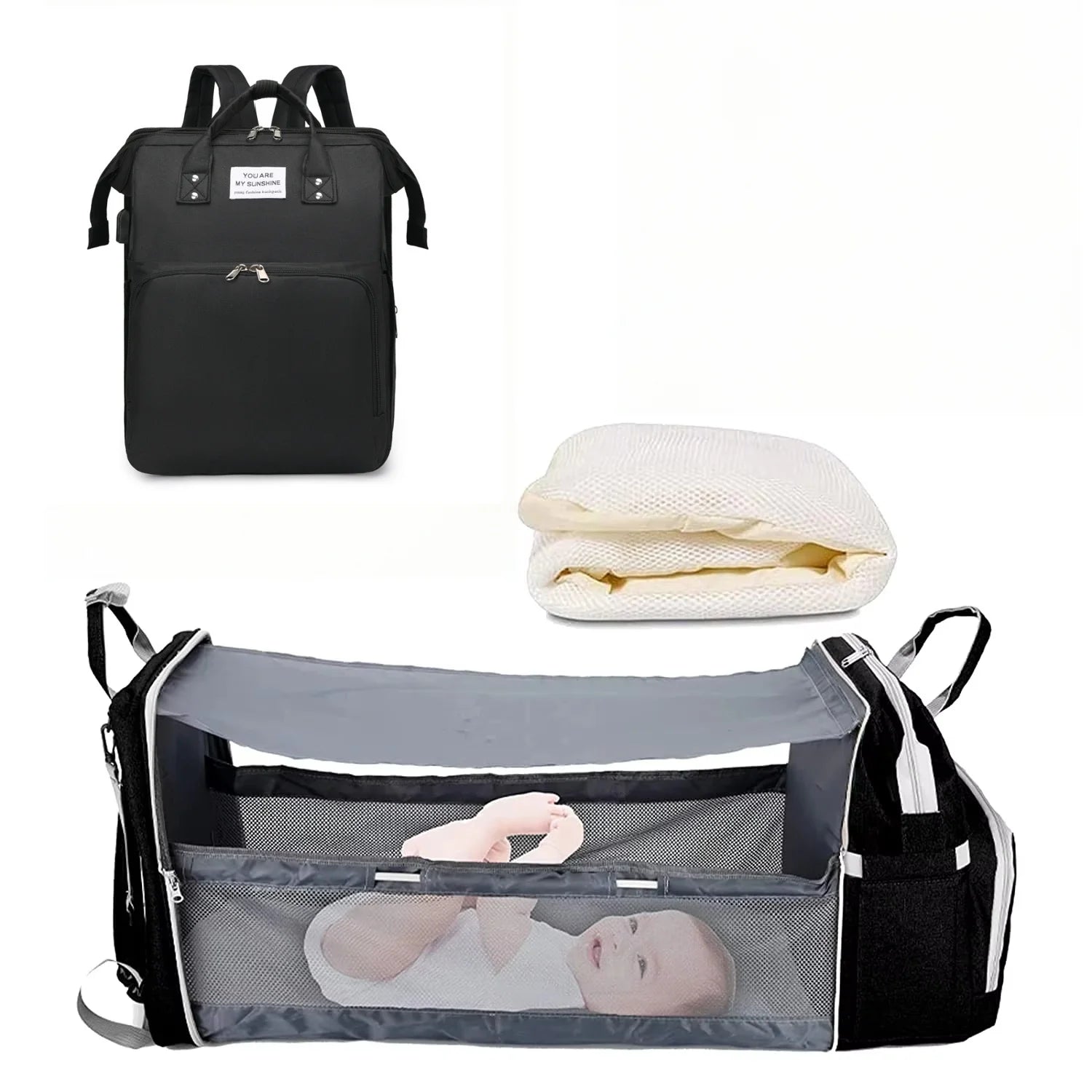 Sac à langer transformable