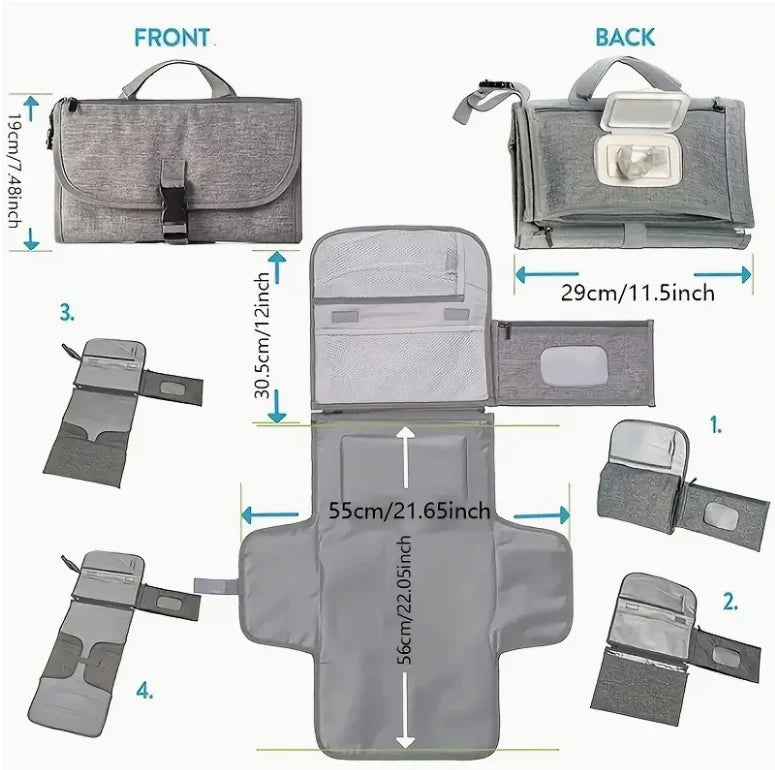 Matelas à langer portable